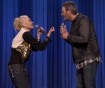 Blake Shelton and Gwen Stefani on Tonight Show