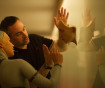 Alex Garland on the set of 'Ex Machina"